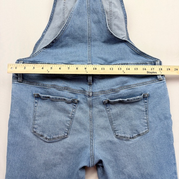 Isabel Maternity by Ingrid & Isabel Light Blue Denim Overalls - Picture 7 of 11